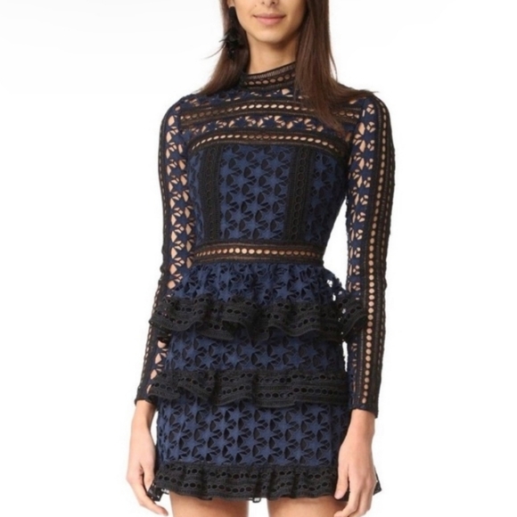 🍒EUC🍒 STAR LACE MINI DRESS - Picture 11 of 12